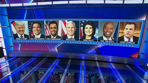 7 Republican presidential candidates meet polling criteria for first RNC debate